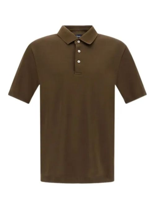 KNITTED POLO SHIRT HERNO | JPL00125U.520597745 VERDE MILITARE